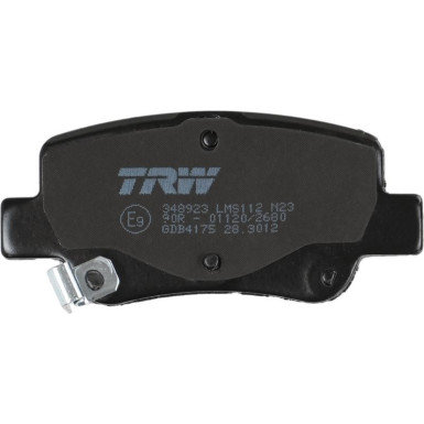 TRW Bremsbelagsatz, Scheibenbremse COTEC GDB4175