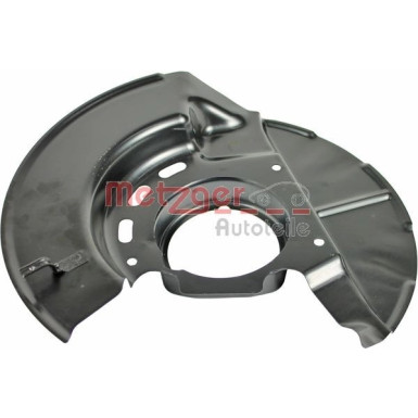 2 x METZGER Spritzblech, Bremsscheibe | 6115035