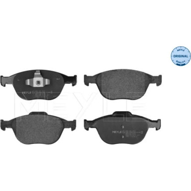025 234 4017 Bremsbelagsatz, Scheibenbremse MEYLE-ORIGINAL: True to OE.