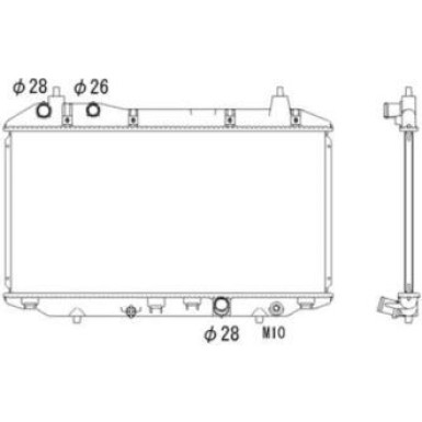 53529 Kühler, Motorkühlung