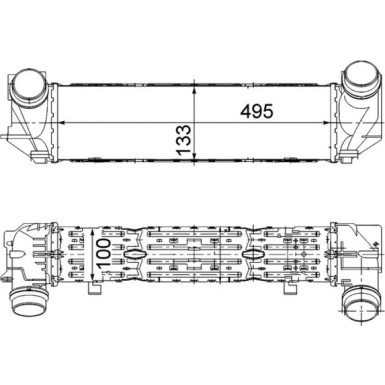 Mahle | Ladeluftkühler | CI 476 000S