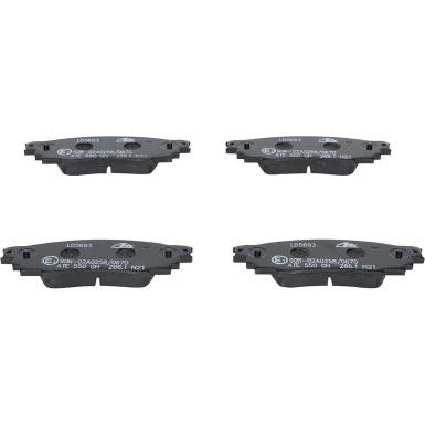 Bremsbelagsatz, Scheibenbremse ATE Ceramic 13.0470-5693.2