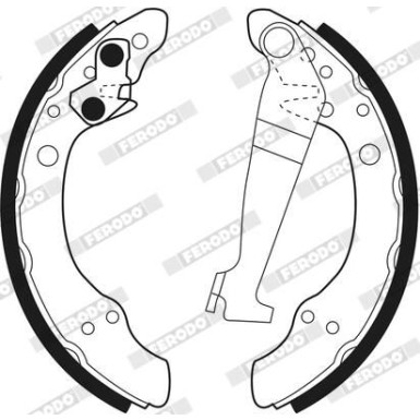 Ferodo | Bremsbackensatz | FSB150 Ferodo | Bremsbackensatz | FSB150