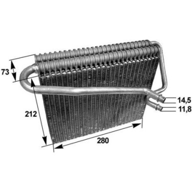 Mahle | Verdampfer, Klimaanlage | AE 47 000S