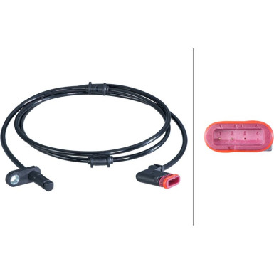 Hella | Sensor, Raddrehzahl | 6PU 010 039-731