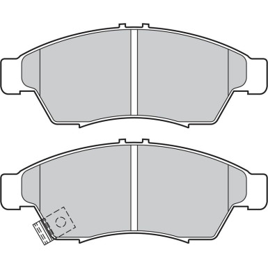 Valeo Bremsbelagsatz, Scheibenbremse ESSENTIAL 301848