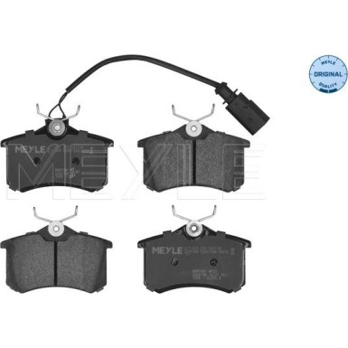 Meyle Bremsbelagsatz, Scheibenbremse MEYLE-ORIGINAL: True to OE 025 235 5417/W Meyle Bremsbelagsatz, Scheibenbremse MEYLE-ORIGINAL: True to OE 025 235 5417/W