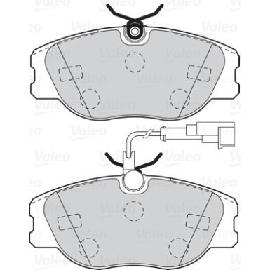 Valeo | Bremsbelagsatz, Scheibenbremse | 302091 Valeo | Bremsbelagsatz, Scheibenbremse | 302091