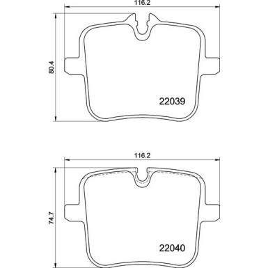 Brembo Bremsbelagsatz, Scheibenbremse PRIME LINE P 06 109