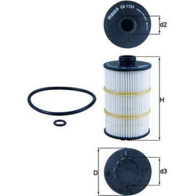 OX 1123D Ölfilter
