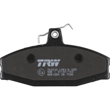 TRW Bremsbelagsatz, Scheibenbremse COTEC GDB1280