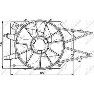 47034 Lüfter, Motorkühlung