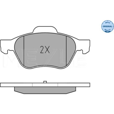 Meyle Bremsbelagsatz, Scheibenbremse MEYLE-ORIGINAL: True to OE 025 232 1518