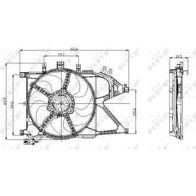 47012 Lüfter, Motorkühlung