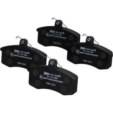 Valeo Bremsbelagsatz, Scheibenbremse EXPERT 301406A