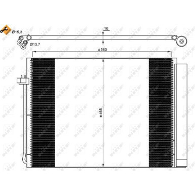 35906 Kondensator, Klimaanlage EASY FIT