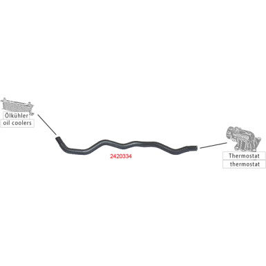 2420334 Kühlerschlauch