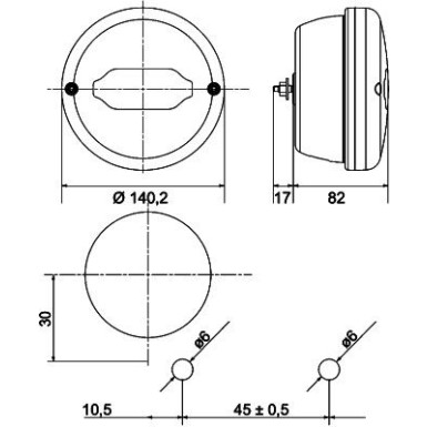 Hella | Heckleuchte | 2SD 013 155-021