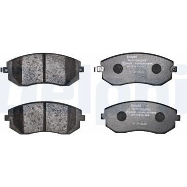 LP1718 Bremsbelagsatz, Scheibenfeststellbremse