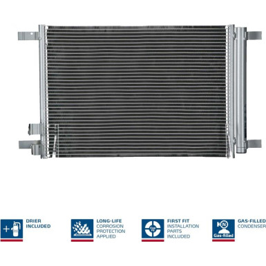 Nissens | Kondensator, Klimaanlage | 940319