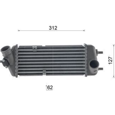 Mahle | Ladeluftkühler | CI 693 000S