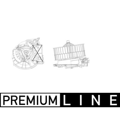 Mahle | Innenraumgebläse | AB 25 000P