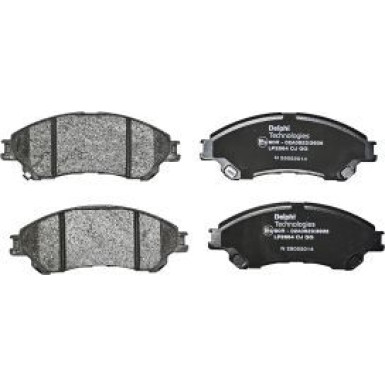 Delphi Bremsbelagsatz, Scheibenbremse LP2664