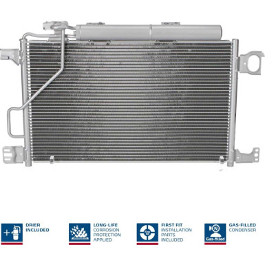 94794 Kondensator, Klimaanlage ** FIRST FIT **