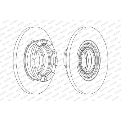 Ferodo | Bremsscheibe | DDF2472