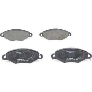 BOSCH | Bremsbelagsatz, Scheibenbremse | 0 986 424 453