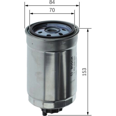 BOSCH | Kraftstofffilter | 1 457 434 025