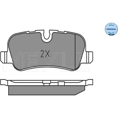 025 241 9217 Bremsbelagsatz, Scheibenbremse MEYLE-ORIGINAL: True to OE.