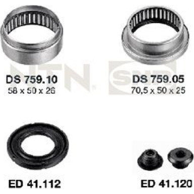 NTN-SNR | Lagerung, Achskörper | KS559.05