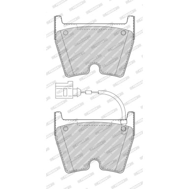 FDB5023 Bremsbelagsatz, Scheibenbremse PREMIER ECO FRICTION