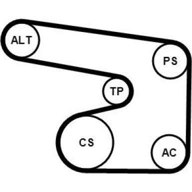 6PK1900K1 Keilrippenriemensatz