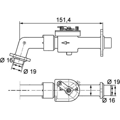 Mahle | Kühlmittelregelventil | CV 6 000P