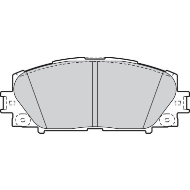 Valeo Bremsbelagsatz, Scheibenbremse ESSENTIAL 302076