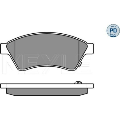 025 250 3118/PD Bremsbelagsatz, Scheibenbremse MEYLE-PD: Advanced performance and design.