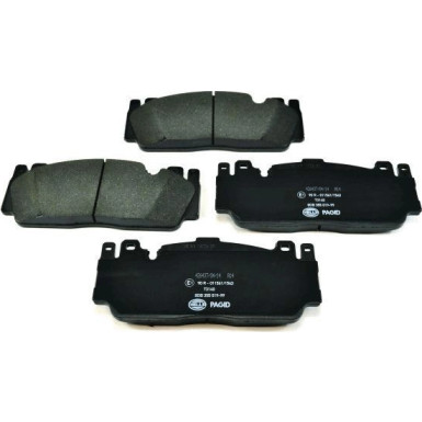 Hella Pagid | Bremsbelagsatz, Scheibenbremse | 8DB 355 019-991