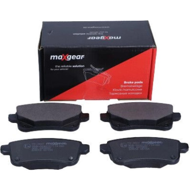 Maxgear | Bremsbelagsatz, Scheibenbremse | 19-3607