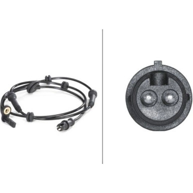 Hella | Sensor, Raddrehzahl | 6PU 009 106-771
