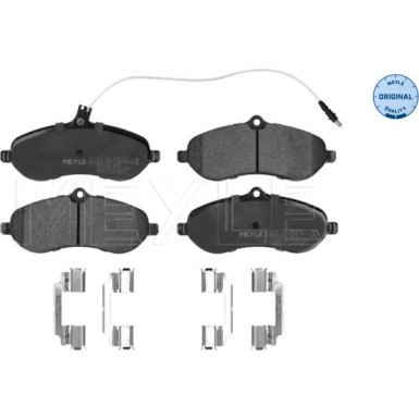 Meyle Bremsbelagsatz, Scheibenbremse MEYLE-ORIGINAL: True to OE 025 245 9518/W