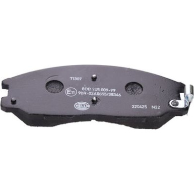 Hella | Bremsbelagsatz, Scheibenbremse | 8DB 355 009-991