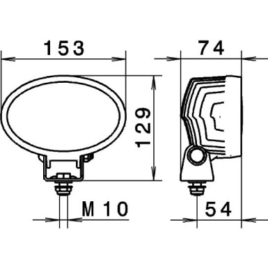 Hella | Arbeitsscheinwerfer | 1GA 996 761-011