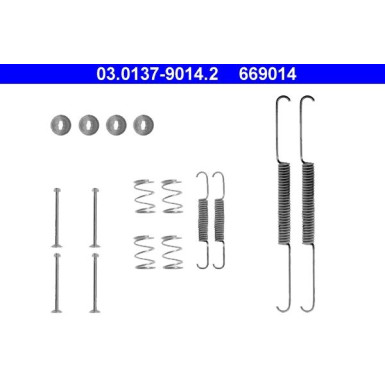 03.0137-9014.2 Zubehörsatz, Bremsbacken