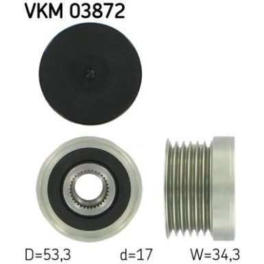 SKF | Generatorfreilauf | VKM 03872