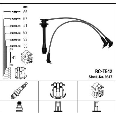 9617 Zündleitungssatz