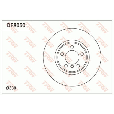 TRW | Bremsscheibe | DF8050