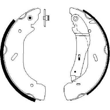 0 986 487 612 Bremsbackensatz