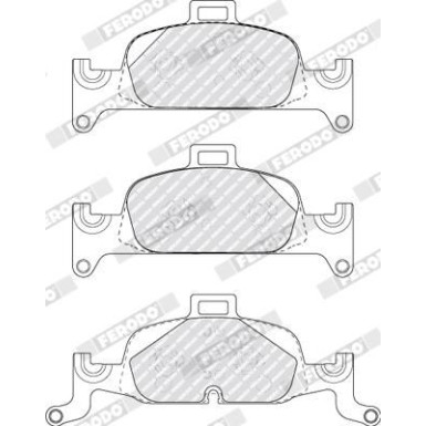 Ferodo | Bremsbelagsatz, Scheibenbremse | FDB5101 Ferodo | Bremsbelagsatz, Scheibenbremse | FDB5101